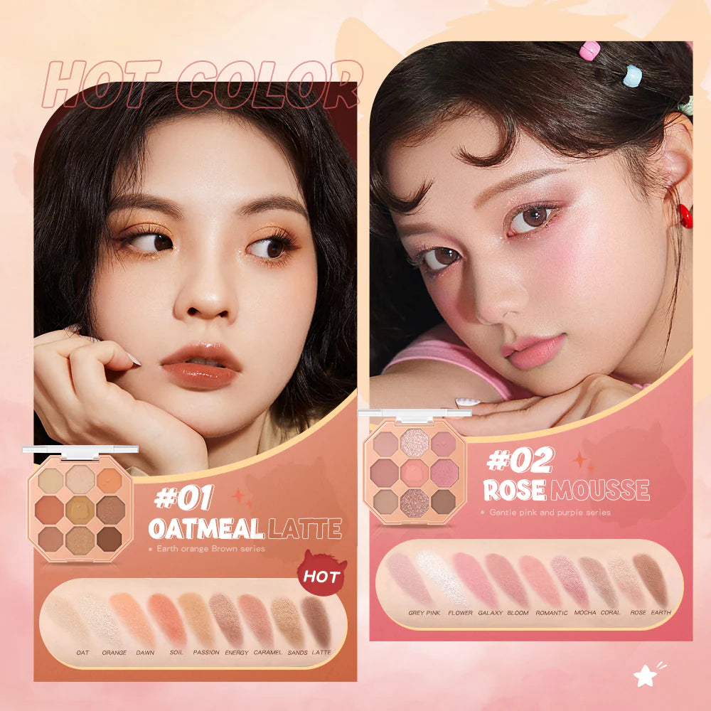 Banxeer Eyeshadow 9 Colour Eyeshadow Pallete