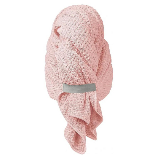 Large Microfiber Hair Towel- Pink