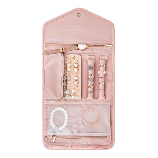 Kandy Rose Foldable Soft Jewellery Organizer- Large