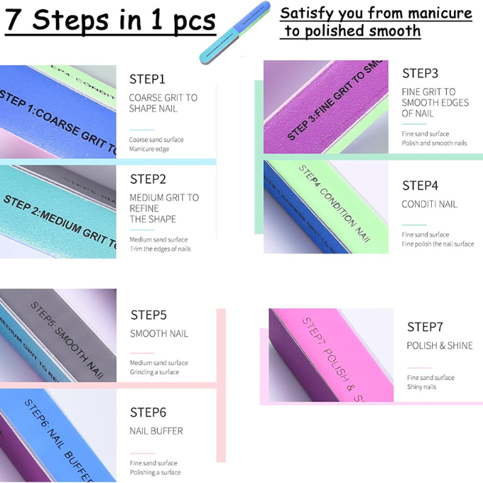 7 Step Nail Buffer/File