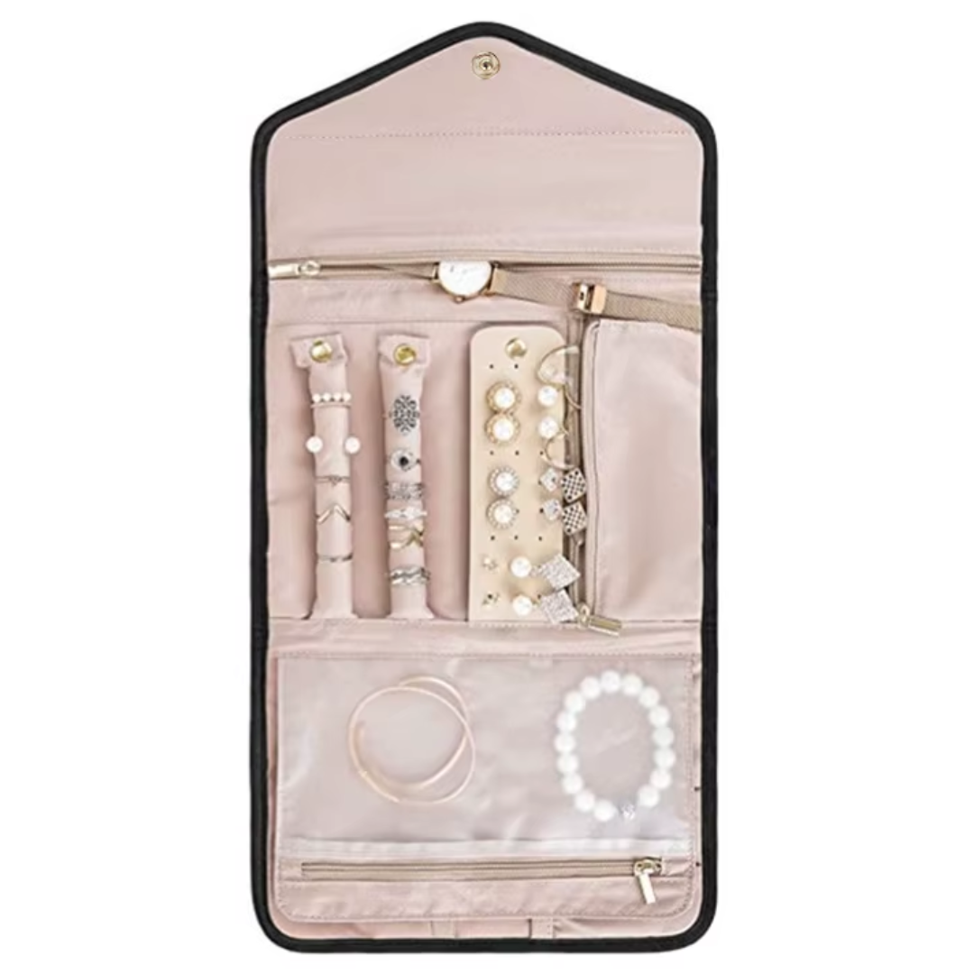 Kandy Rose Foldable Soft Jewellery Organizer- Large