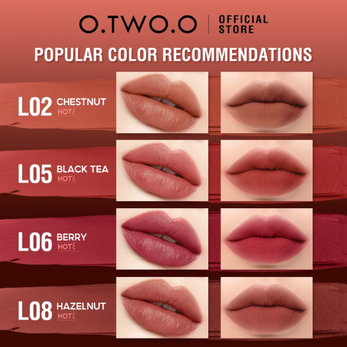 O.TWO.O 2 in 1 Matte Lipstick and Lip Glaze