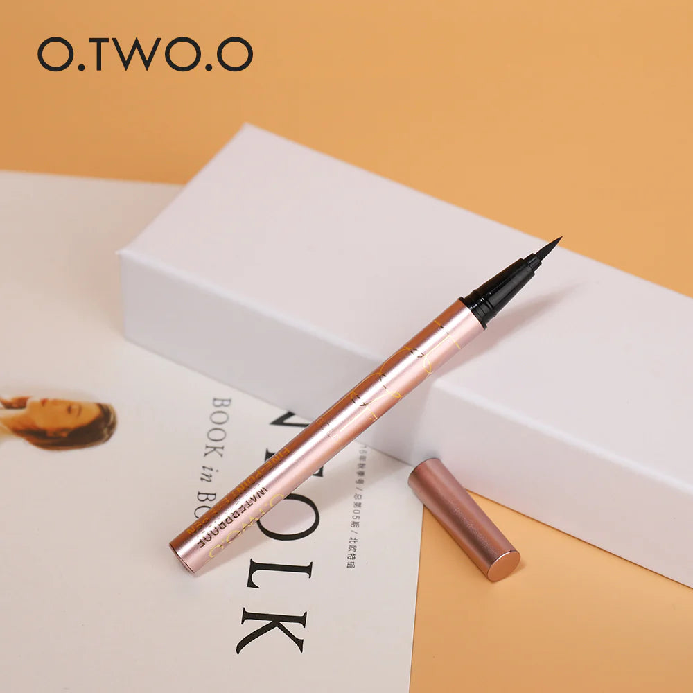 O.TWO.O Black Waterproof Liquid Eyeliner Pen