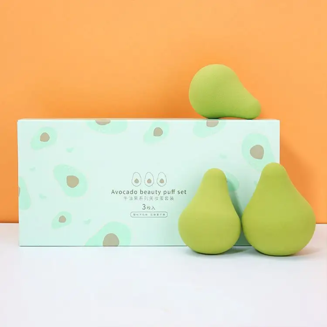 Kandy Rose 3Pcs Avocado Beauty Blender Sponge