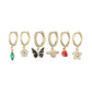 18k Gold Plated Earrings Set