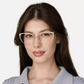 Cat Eye Anti-Blue Light Glasses - Pink