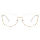 Cat Eye Anti-Blue Light Glasses - White