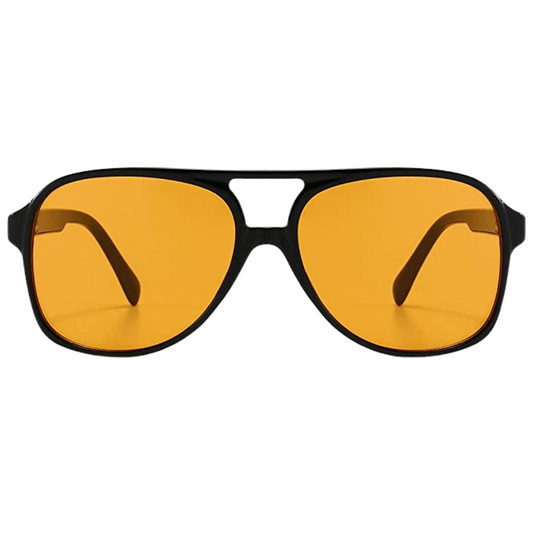 Vintage Style Orange Retro Sunglasses