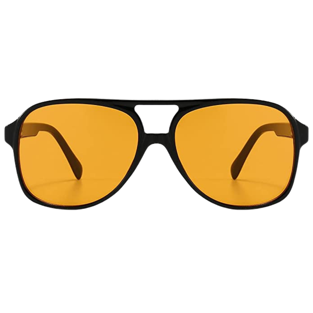 Vintage Style Orange Retro Sunglasses
