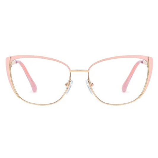 Cat Eye Anti-Blue Light Glasses - Pink