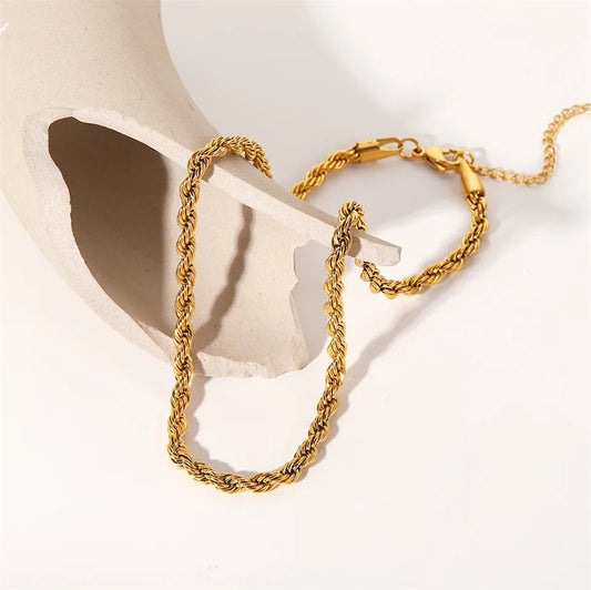 18K Rope Necklace