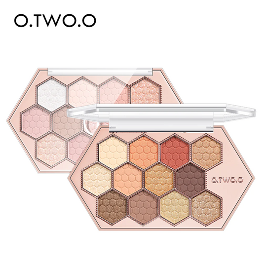 O.TWO.O 12 Colour Honeycomb Eyeshadow Palette