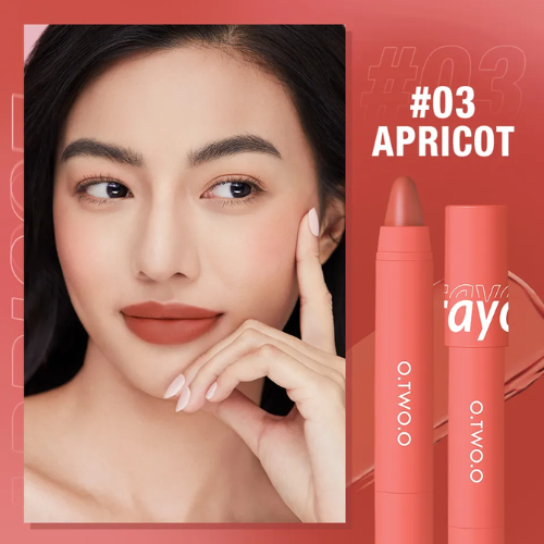 O.TWO.O Velvet Matte Crayon Lipstick