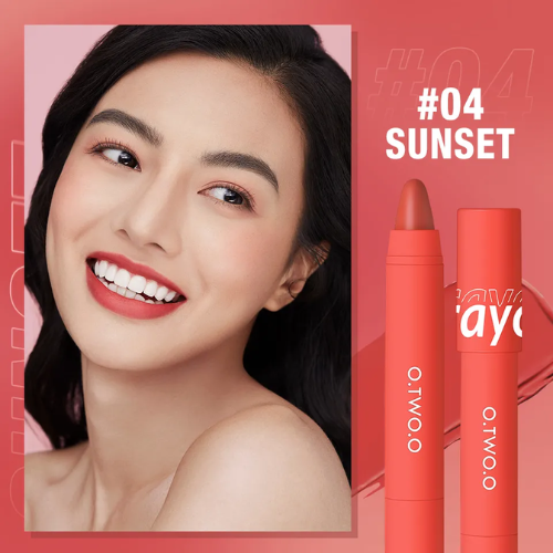 O.TWO.O Velvet Matte Crayon Lipstick