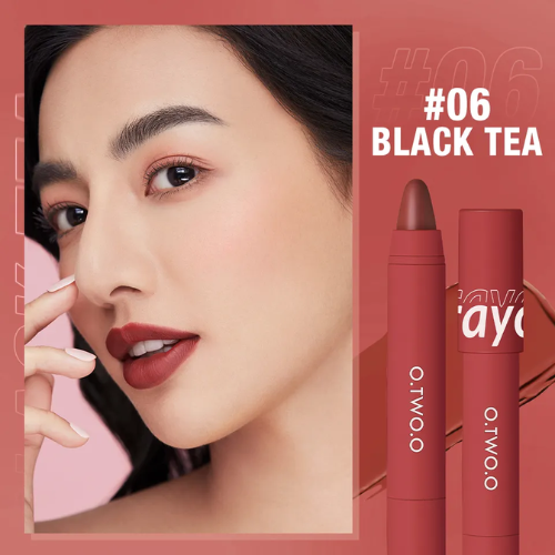 O.TWO.O Velvet Matte Crayon Lipstick