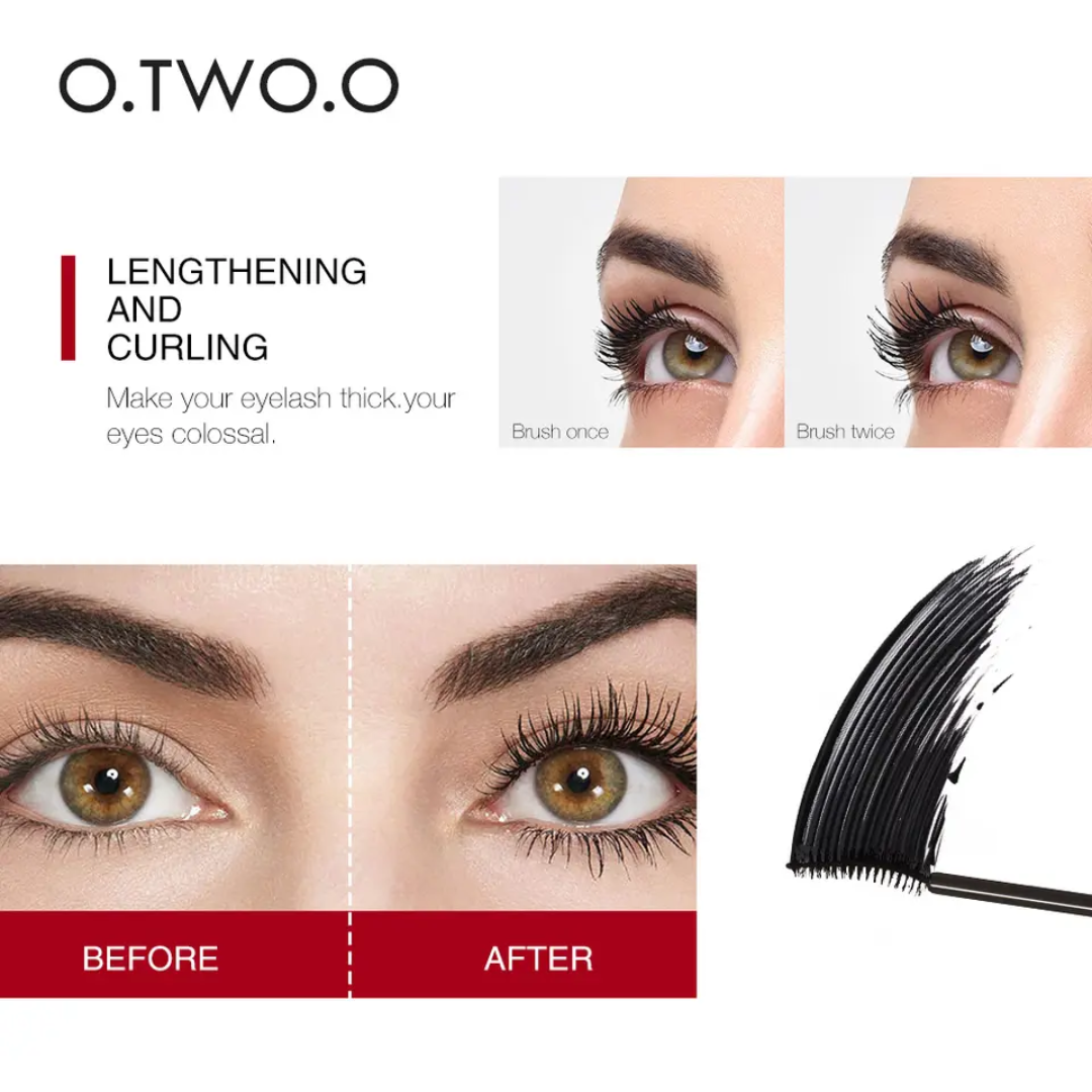 O.TWO.O Microfiber Black Mascara
