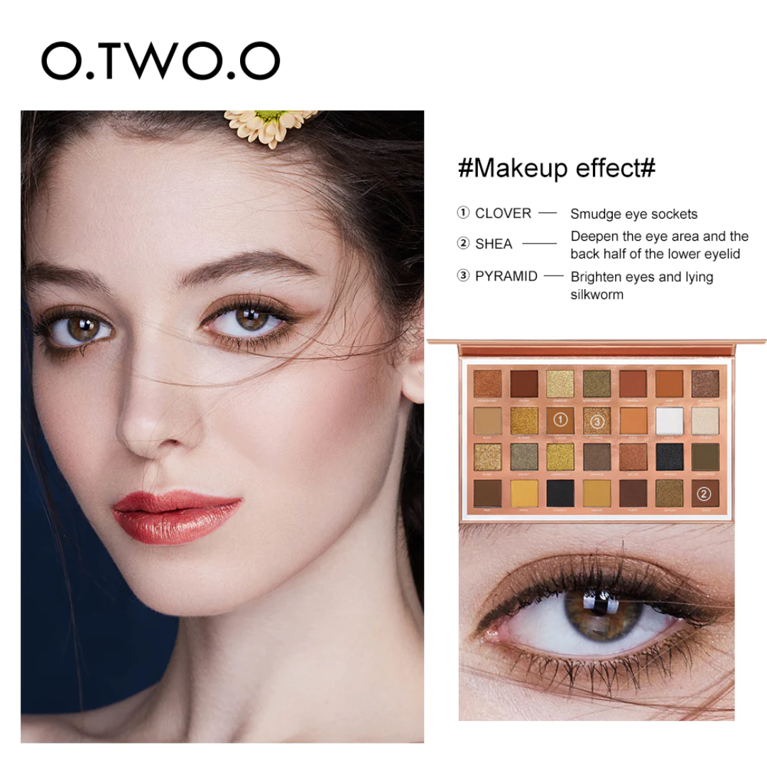 O.TWO.O 28 Colors Eyeshadow Palette